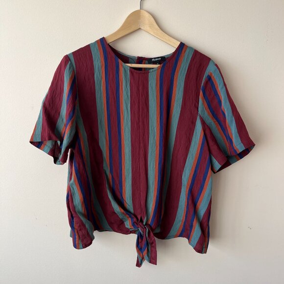 MADEWELL Striped top size XL - Picture 2 of 6